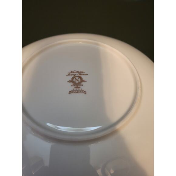 Vintage Noritake Ivory China Goldivy 8.25" Round Salad Plate 7531 - Picture 4 of 8